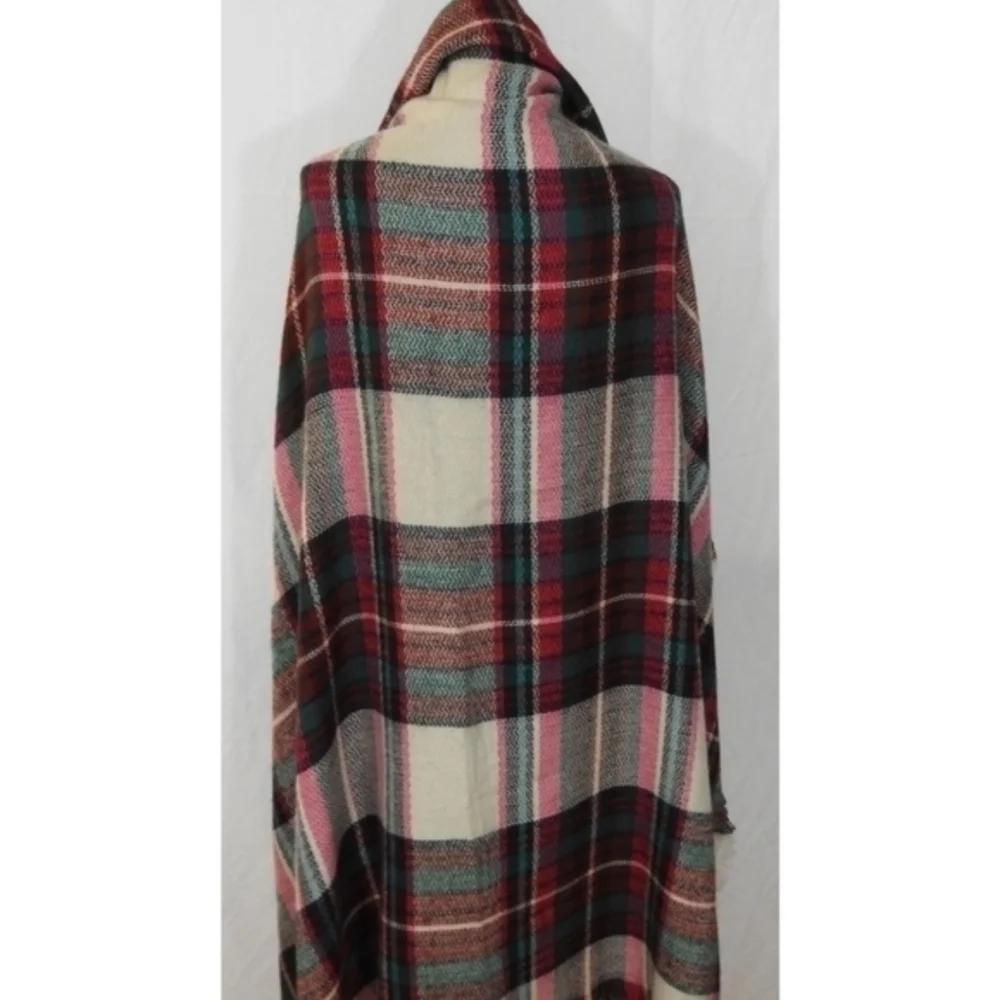 Tartan Plaid Blanket Scarf‎